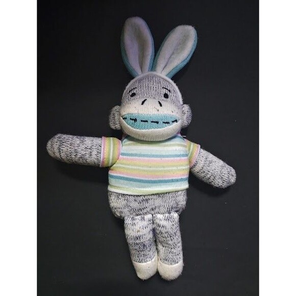 Dan Dee Sock Monkey !0 in. Plush Stuff Animal - Picture 1 of 11